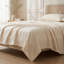 Ensemble de draps en microfibre et bambou hypoallergéniques avec confort rafraîchissant-138649783-138649785