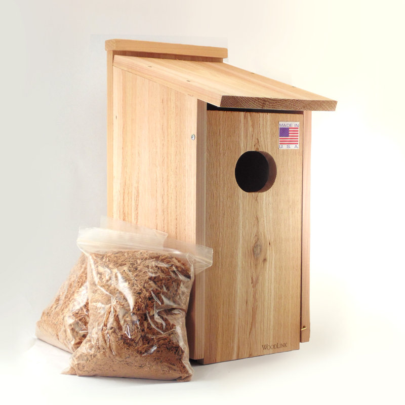 Cedar Wood Duck Nesting House with Oval Entrance