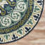 Tapis bleu / vert / ivoire Arliss-1121105198
