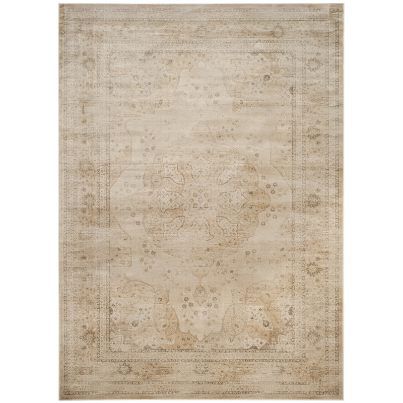 Tapis oriental performance rétro Mancia, Rectangle 2 pi x 3 pi