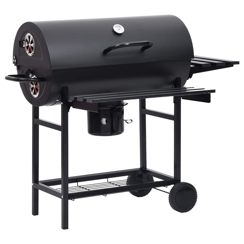 VidaXL 115cm W Wood Pellet Grill