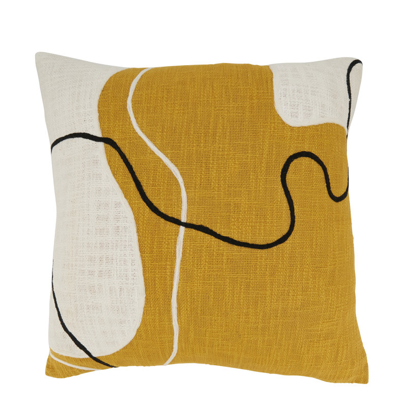 Artistic Ambiance Abstract  Poly Filled Throw Pillow