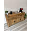 Console en teck recyclé avec tiroirs-105725683