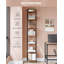 Bookcase Bookshelf, Narrow Tall Bookcase, Slim Wooden Shelving Unit for Bedroom, Living Room, Home Office, Sturdy -1380857597-1380857592