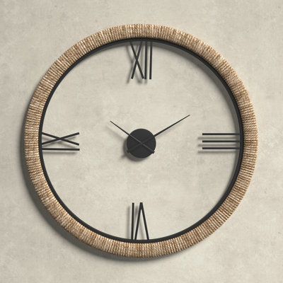 Nelsie Banana Leaf Wall Clock