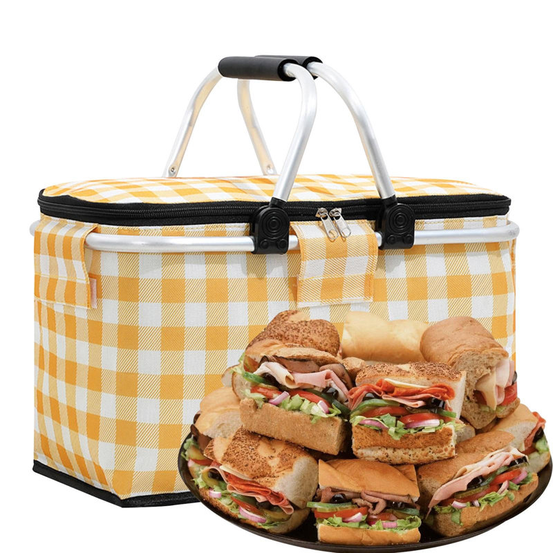 Panier de pique-nique pliable pour les aventures en plein air