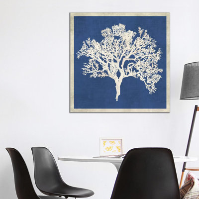 Cobalt Coral II by Aimee Wilson - Wrapped Canvas Painting