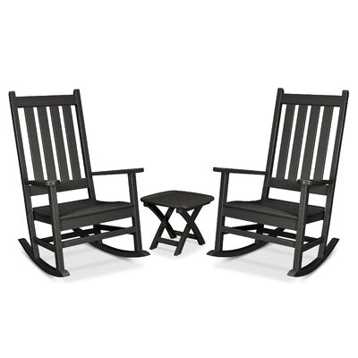 Cape Cod 3-Piece Porch Rocking Chair Set -  Trex Outdoor, TXS455-1-CB