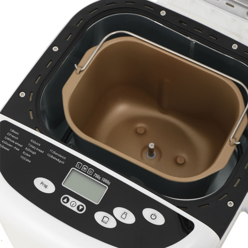 Automatic Bread Maker Machine Non-Stick 12 Menu Functions 1.5L/0.4Gal