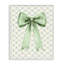 «Green Bow on Rose Quilt», giclée encadrée par Petal Prints Design-349142509-349142505