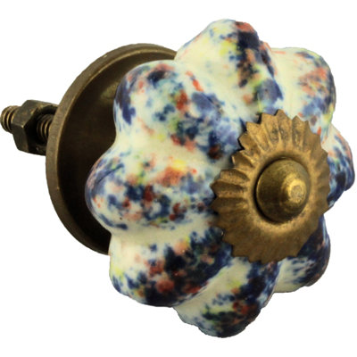 (5 Pack) 1-3/4 inch Speckled Knob