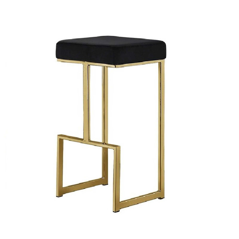 Ensemble de tabourets de bar Modern, Noir