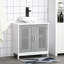 Armoire sous-lavabo moderne avec 2 portes Kleankin-574086405