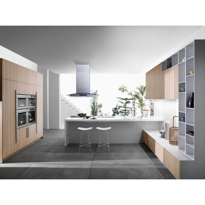 30" 600 CFM Convertible Island Range Hood in Stainless Steel