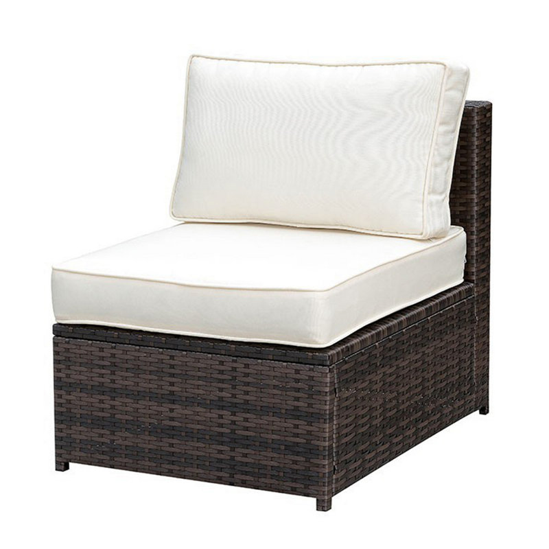 Aristidh Outdoor Armless Lounge Chair