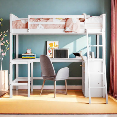 Lit mezzanine simple Kahlif Kids