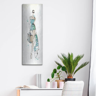'Beach Divas 2' by Anne Tavoletti Metal Wall Art