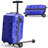 2-In-1 Scooter Suitcase - Kids and Adults Ride-On Luggage With Removable Handle, Airplane Approved Carry-On Trolley Suitcase In Blue/Pink-106258727