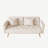 69.7 Modern Velvet Tufted Convertible Sofa Bed with Nailhead Trim-1640507681