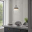 Geira Pendant finished in Ant. Brass