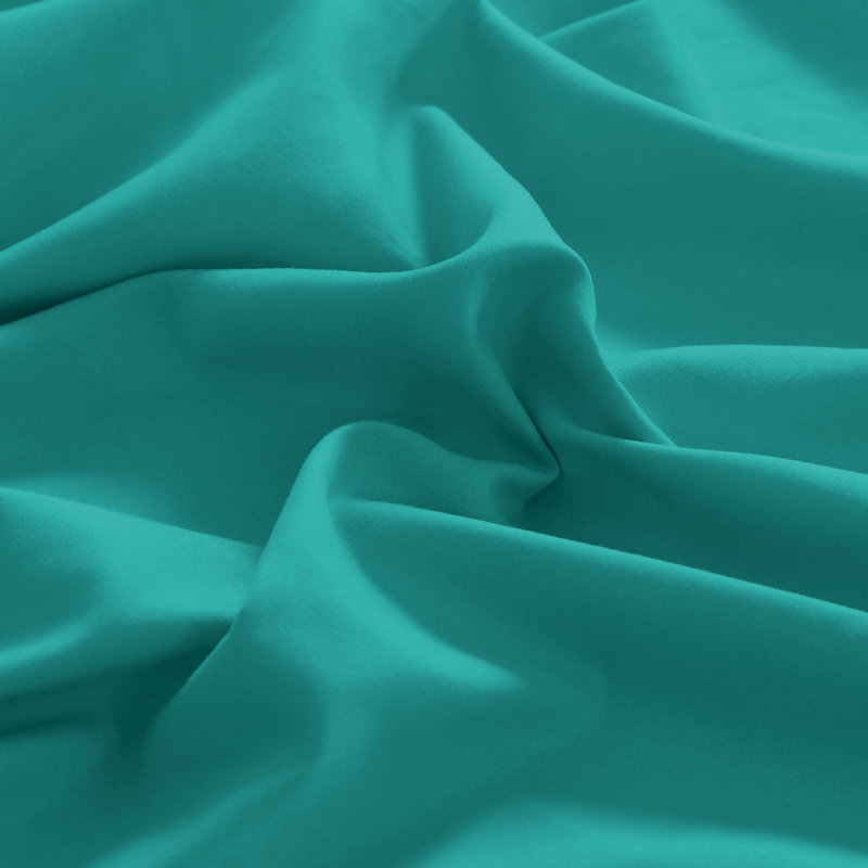 Soft Microfiber Single Flat Sheet - Basics by Wayfair™, Full Flat Sheet, Larkspur Blue