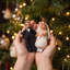 Hand-Knit Groom Hanging Figurine Ornament