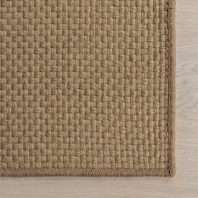 Tapis en jute uni Cassidi, Rectangle 7 pi 6 po x 9 pi 6 po