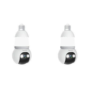  Caméra de sécurité sans fil 4MP avec vision nocturne et alertes (ensemble de 2)