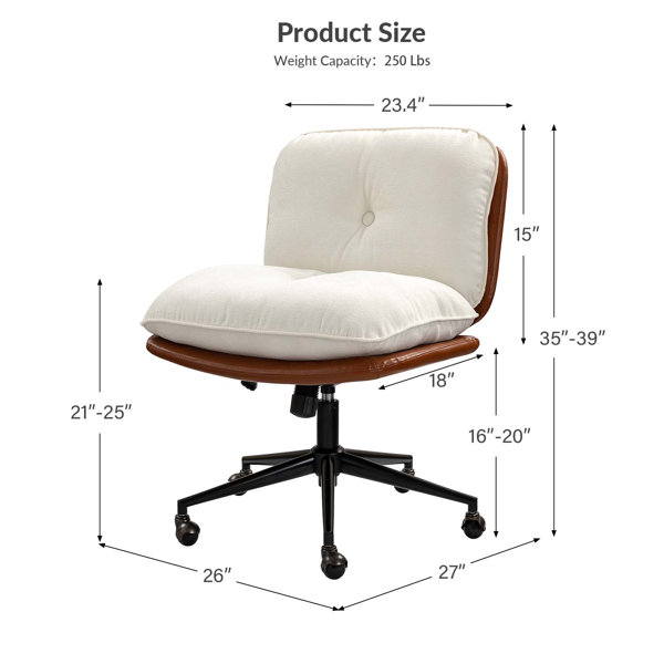  RUNLAIKEJI Plush Office Chair Cushion,One-Piece Office