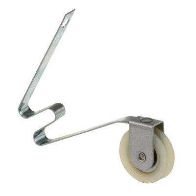 Ressorts de tension de porte moustiquaire en acier 1 po avec rouleau en nylon (paquet de 2)