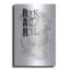 «Rock and Roll» par Design Fabrikken, art mural en métal, 24 po x 36 po