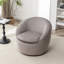 Fauteuil moderne en tissu avec fonction pivotante à 360 °, fabrication de haute qualité pour un confort et un style ultimes dans toute maison-319395405
