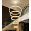 Lustre moderne en cristal à 8 anneaux 8 po + 16 po + 24 po + 32 po + 40 po-130134074