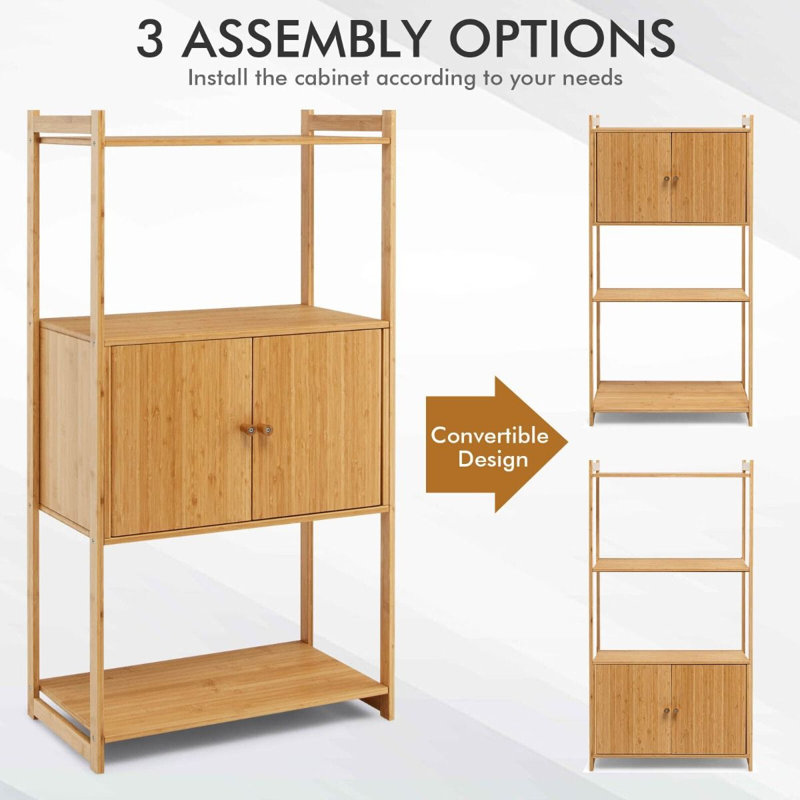 No Mounting / Installation Required Bathroom Cabinet