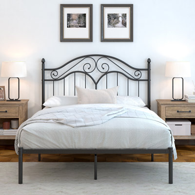 Alecia Metal Platform Bed