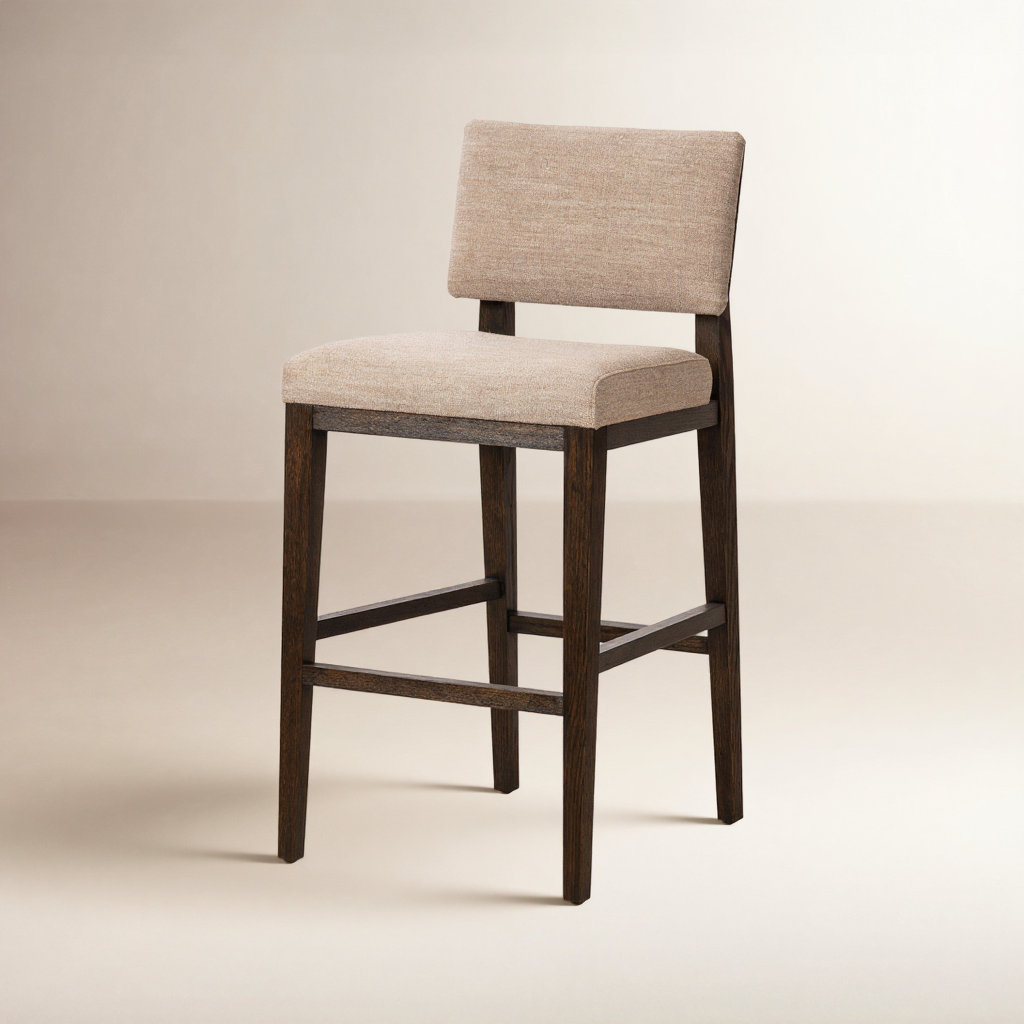 Sokrates Bar and Counter Stool, Bar Stool (31.25" Seat Height), Alcala Fawn