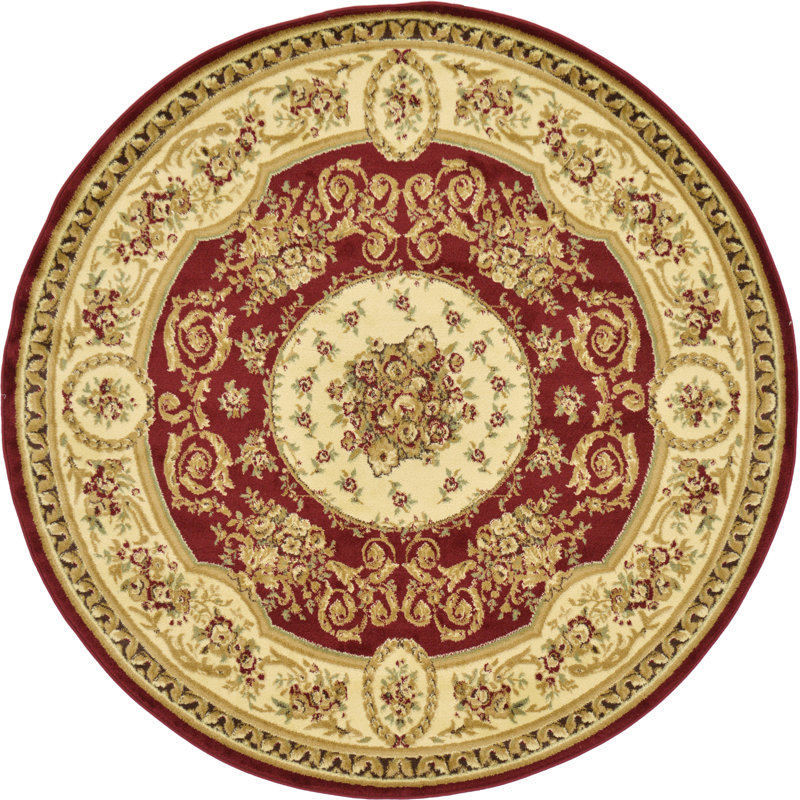 Aracelia Floral Indoor Rug, Round 7'10"