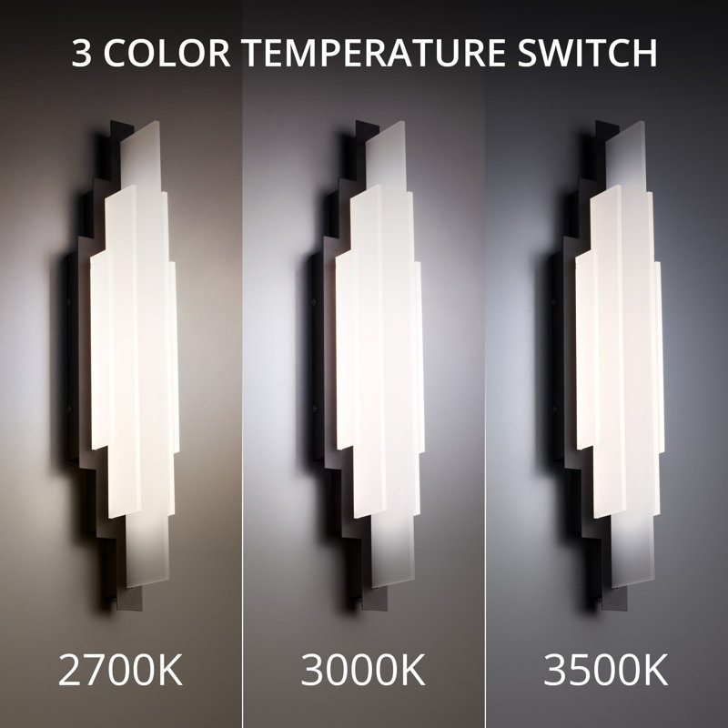 Nouveau 1 - Light LED Flush Mounted Sconce, 2700K