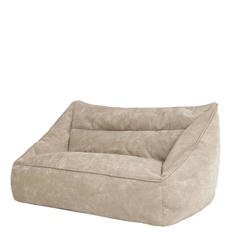 icon Cecilia Chenille Sofa Bean Bag, Beige