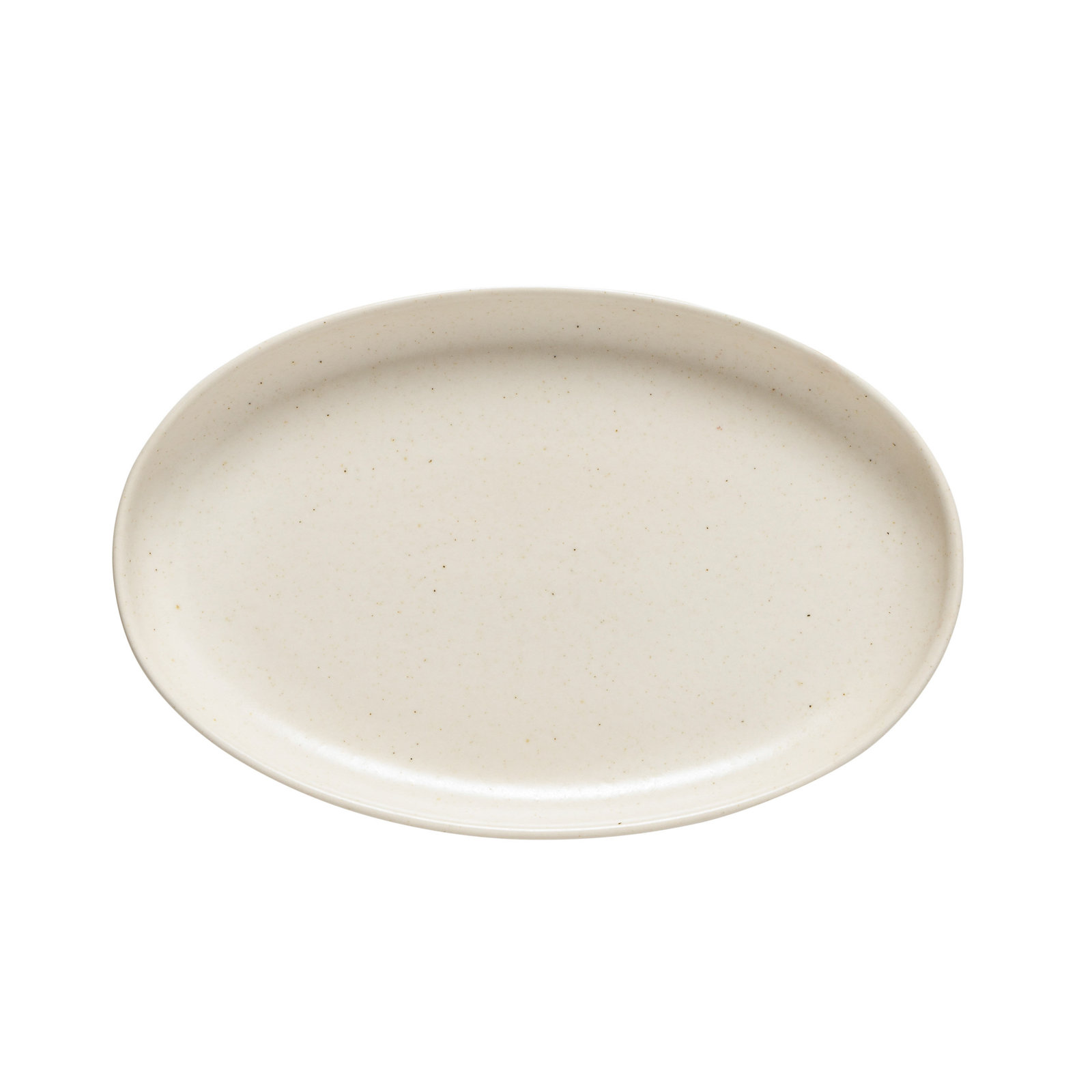 Pacifica Oval Platter, Vanilla