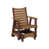Antique Mahogany Top/Chocolate Brown Base