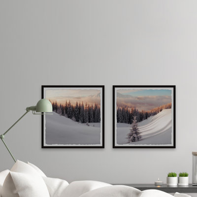 Sevilla Feeling Frosty 2 Piece Single Picture Frame Wall Art Set