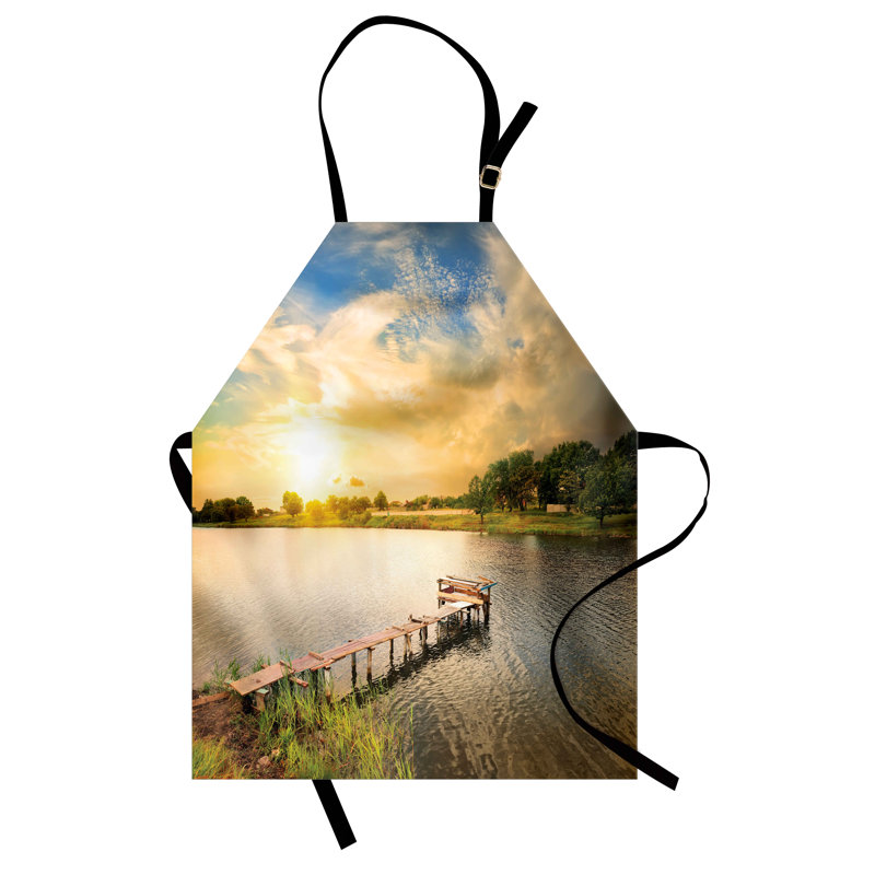 No Pattern Bib Apron