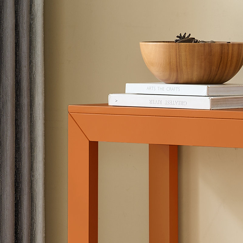 Modern Console Table for Entryway or Living Room, Narrow Sofa Table with Sleek Rectangular Design for Hallway or Behind Couch