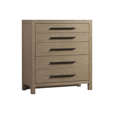 Commode 5 tiroirs avec plateau en marbre Cornerstone