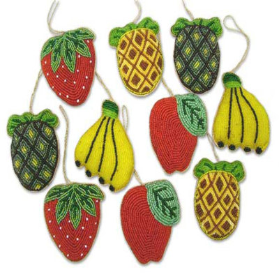 3.1'' Handmade Fabric Hanging Figurine Ornament