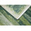 Contemporary Hand Knotted Wool Abstract Area Rug in Green