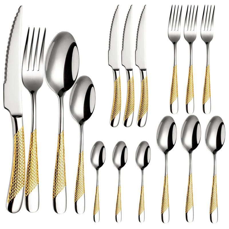 Mercer41 Graubert Stainless Steel Flatware Set - Service for 4