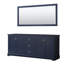 Ensemble de meuble-lavabo double 80 "avec miroir Avery-51712106-51712109-51978354