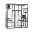 Très grande cage à chat - Gris